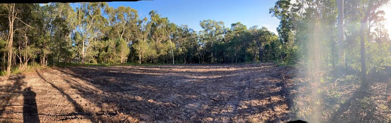 The Capalaba building pad cleared, raked and ready for the builder